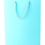 شنط دعايا ورقية سادة – لون سماوي أنيق