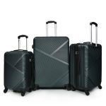 طقم شنط حجاج فايبر كربون – 3 قطع بعجلات