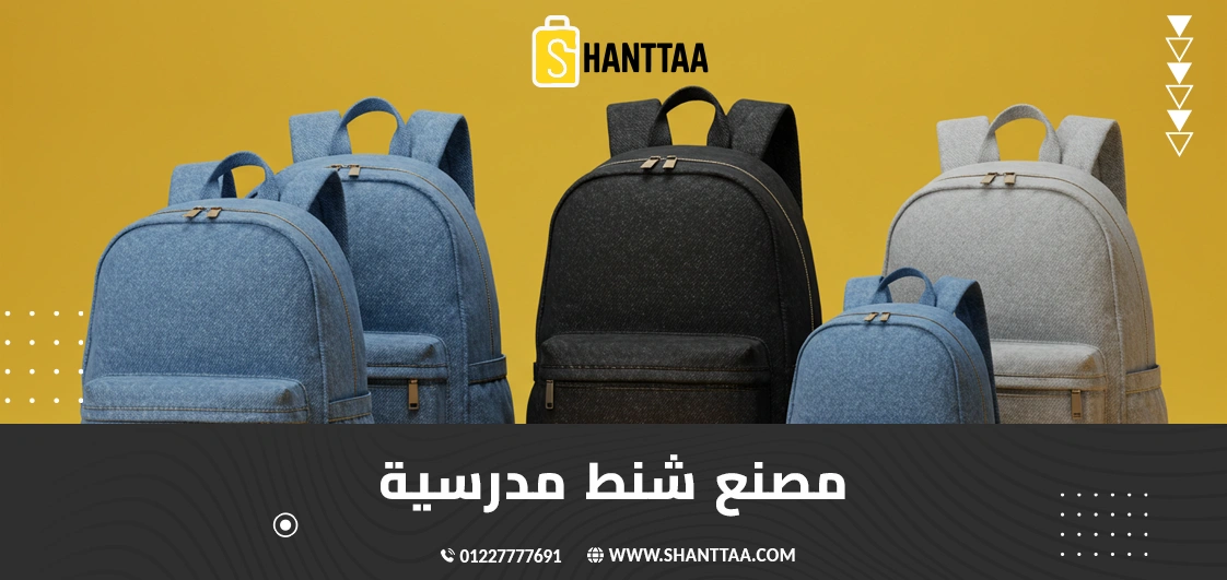 مصنع شنط مدرسية