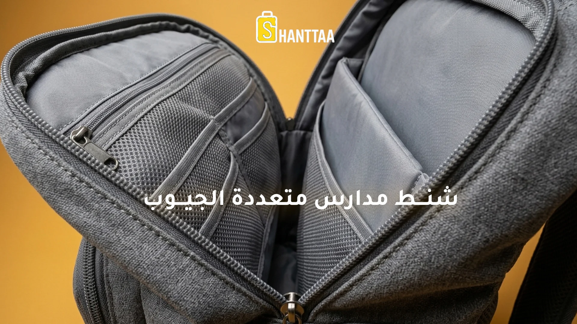 شنط مدارس متعددة الجيوب